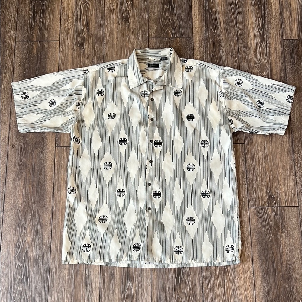 Gochu Mens XL Button Down Hawaiin Shirt